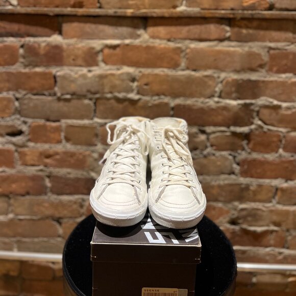 Golden Goose Slide Hi-Top Sneaker – ZZ White – Size EU 40 - Picture 3 of 7